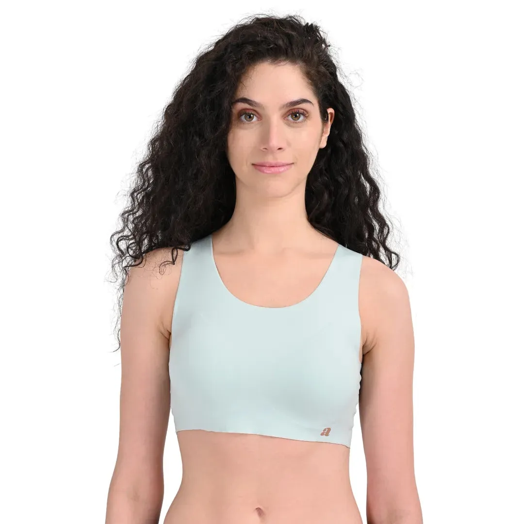 EzeFit Bra | U Back | Seamless | Fabric Shoulder | T shirt Bra/Sports Bra | Removable Pads | Non Wired